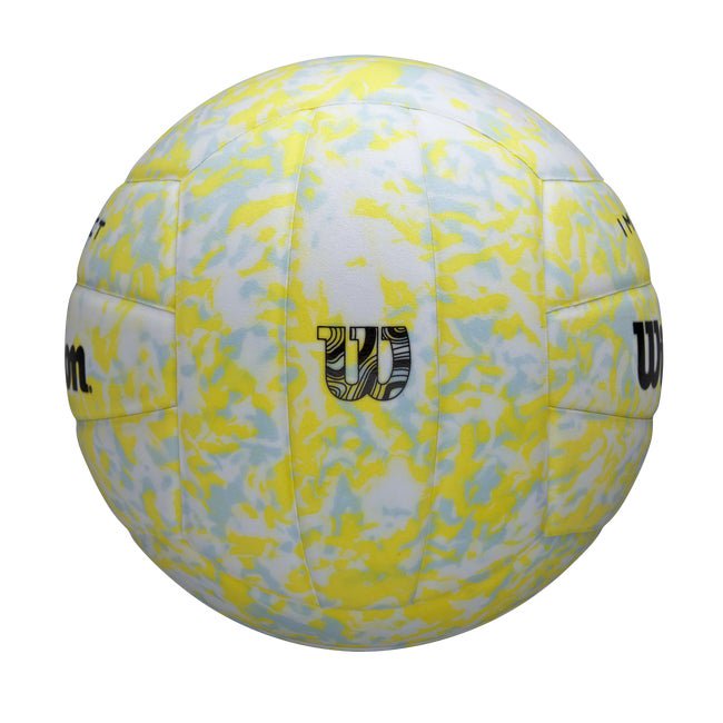 Impact Gen Green Volleyball - Official Size Recycled EVA Foam, Blue/Yellow