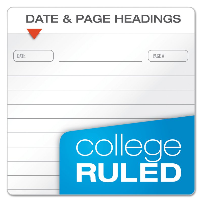 College-Ruled Personal Notebook 5x7 Green Spiral-Bound 100 Sheets