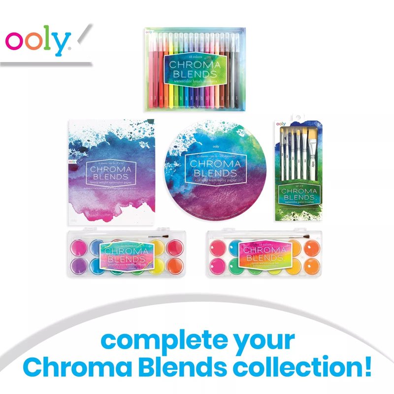Watercolor Brush Markers Set of 18 for Art & Craft - Non-Toxic