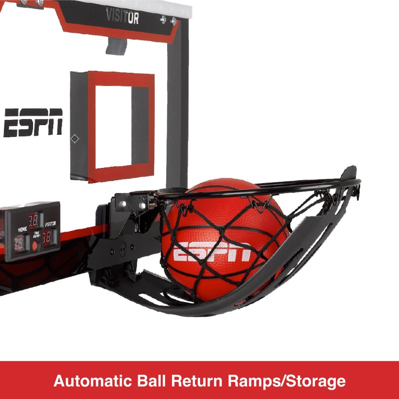 2-Player Pro Dual Basketball Hoop Set with LED Scoreboard and Mini Balls