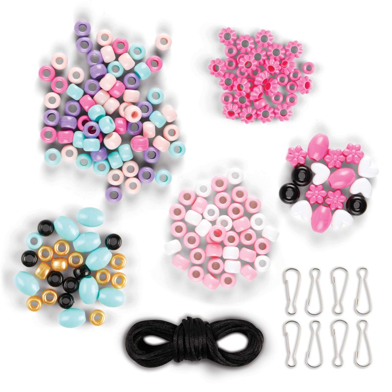 Bead Buddy Kit with Beads and Instructions for Kids - Create 8 Colorful Designs