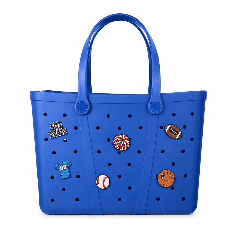 Waterproof EVA Beach Tote Bag for Women - Lightweight, Spacious, Water-Resistant