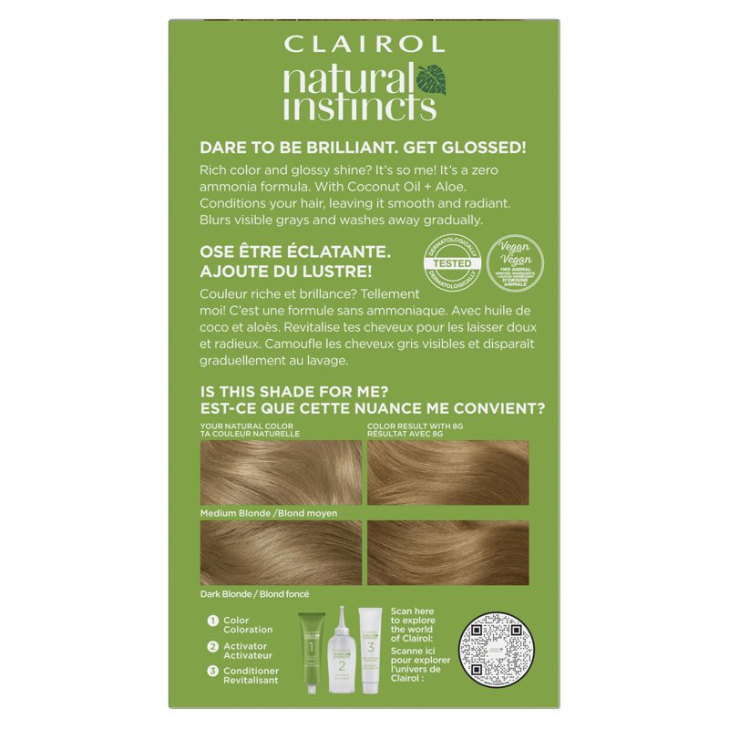 Demi-Permanent Hair Color Creme - Multiple Shades, Gentle & Long-Lasting