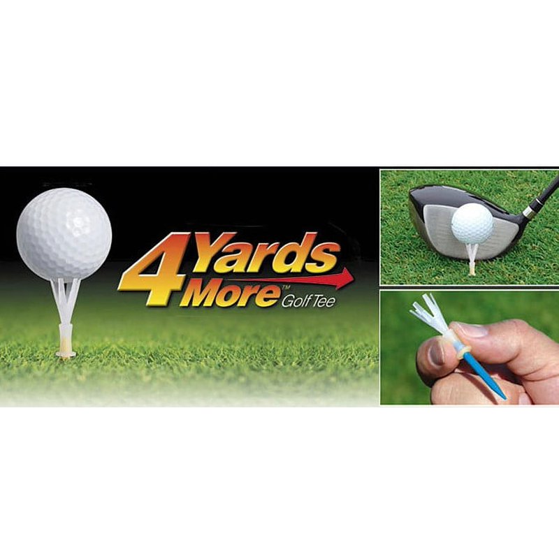 Reusable Golf Tees 4 Yards Longer Distance Plastic 3 1/4" Pack Variants
