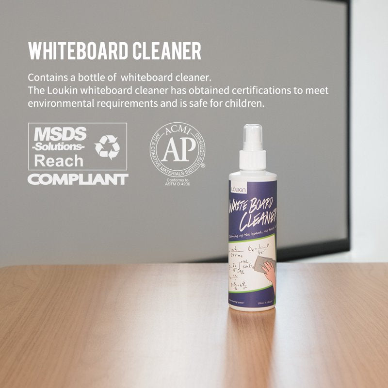 Non-Toxic Whiteboard Cleaner Spray - Low Odor, 8.5 fl oz