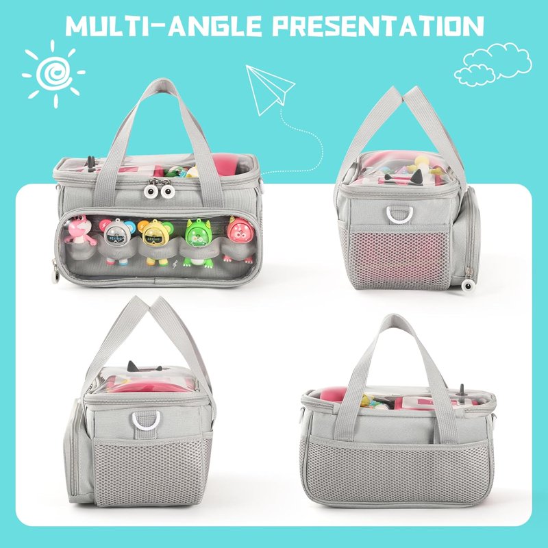 Kids Travel Storage Bag for Toniebox and Characters with Shoulder Strap