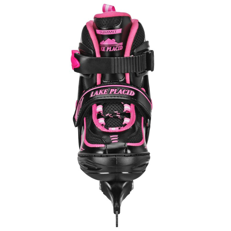 Girls Adjustable Ice Skates - Soft Warm Lined Recreational Skates