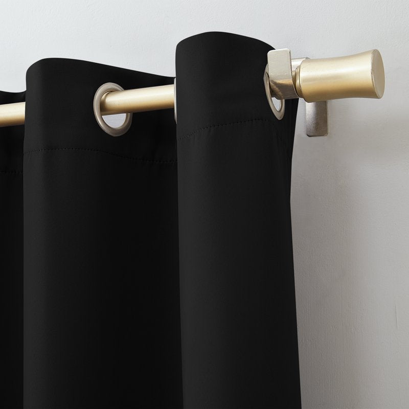 Blackout Curtain Panel - Grommet Top, Light-Blocking, Thermal Insulation, 40 x 108 Inches