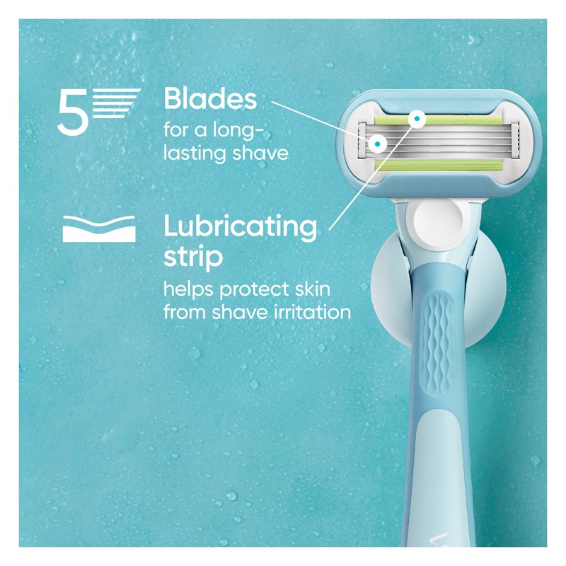 Women's Razor Blade Refills - Compatible with Venus, 4 or 8 Count