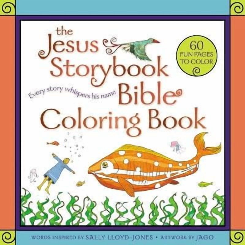 Kids Bible Coloring Book - Jesus Storybook Bible for Ages 4-8, 60 Pages