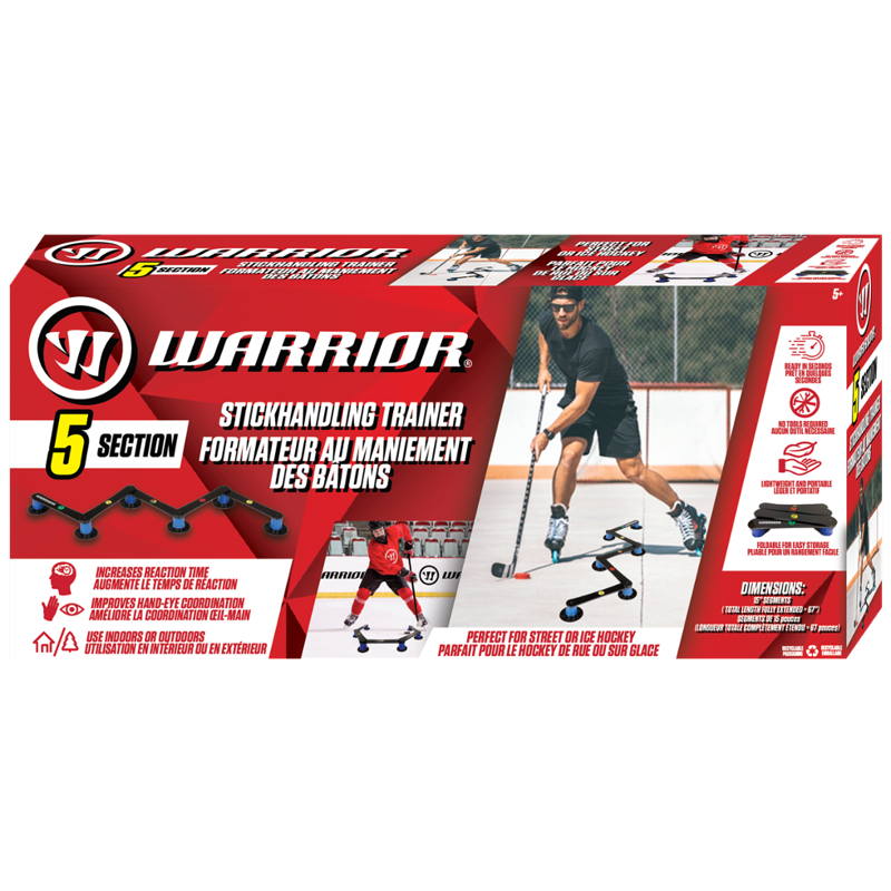 Hockey Stick-Handling Dangler Training Aid - Heavy Duty Plastic, 5 Sections