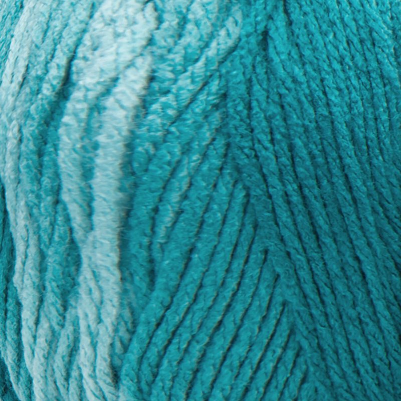 Ombre Yarn - Deep Teal 100% Acrylic, Worsted Weight for Knitting & Crochet