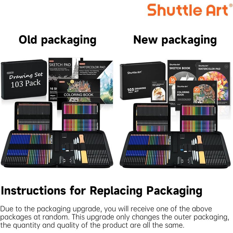 Complete Artist Drawing Kit with Pencils, Pastels, Charcoal, Paper Pads, and Accessories