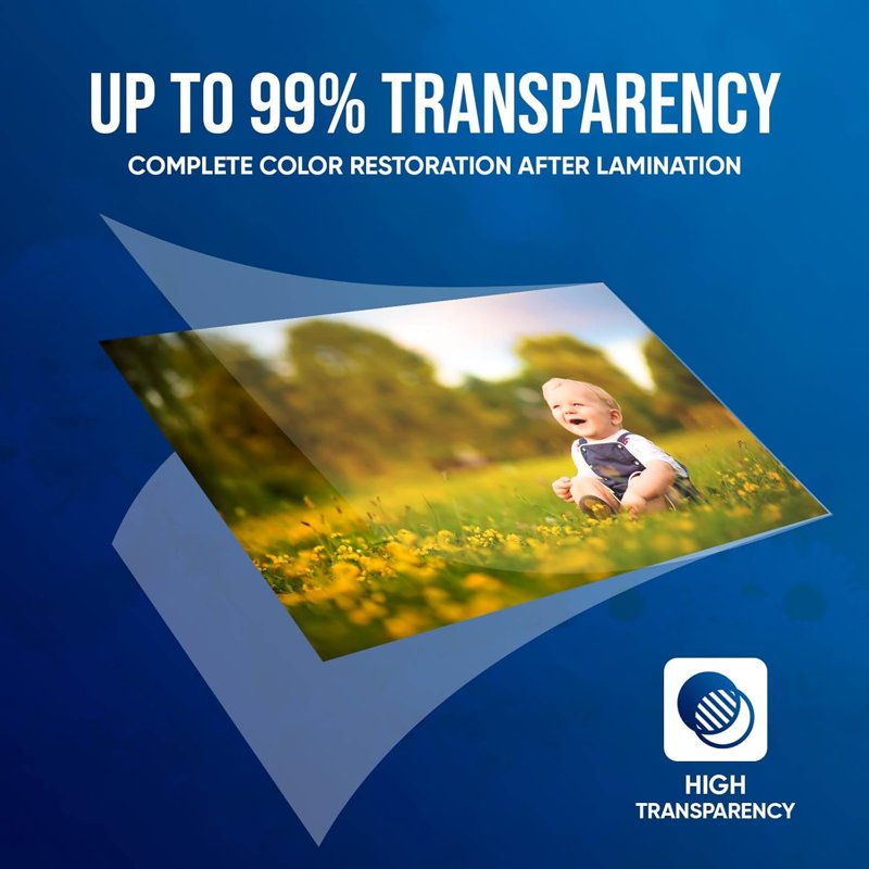 100 Pack Clear Laminating Sheets 11 x 17 Inch for Thermal Laminator - Durable & Rounded Corners
