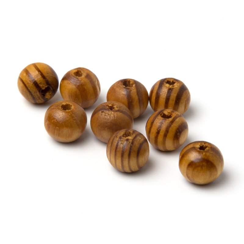 Assorted Wooden Beads for Jewelry Making & Crafts - 500 Pieces, 17.6 oz
