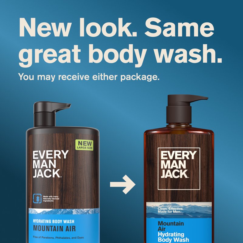 Men's Hydrating Body Wash with Mountain Air & Pear Scent - 28.8 fl oz