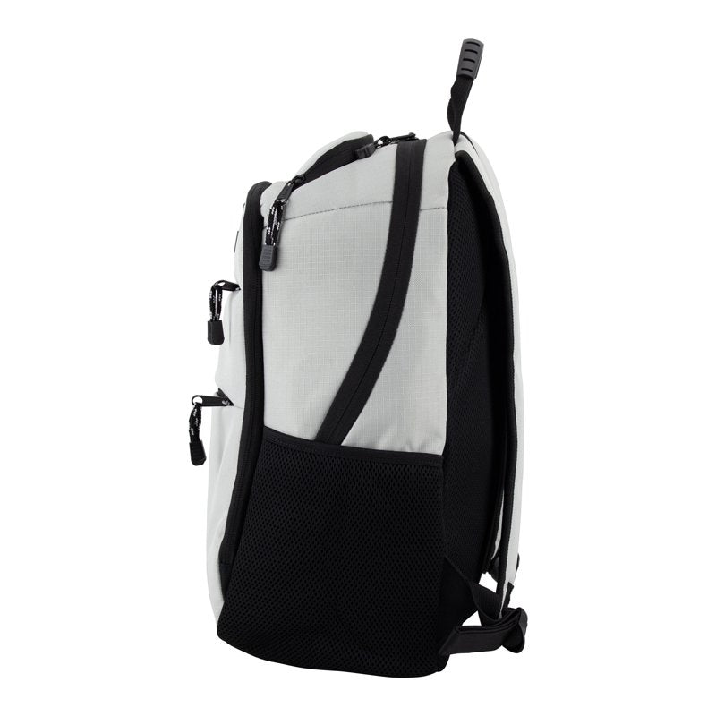 Unisex 17-Inch Lifestyle Backpack with Laptop & Sunglasses Pockets — Light Khaki