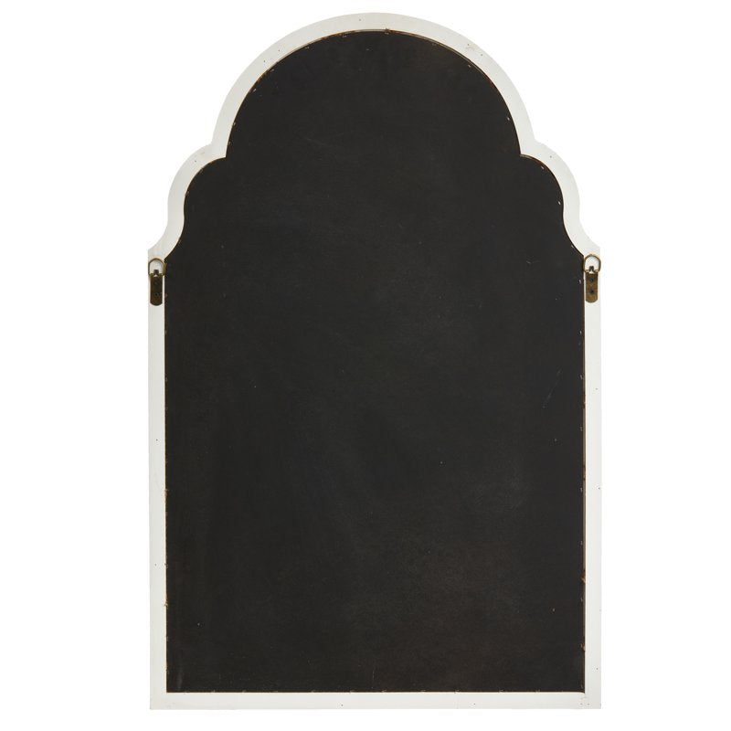 Farmhouse White Wood Frame Bulletin Board - 36x24 Wall Memo Board for Office & Home Decor