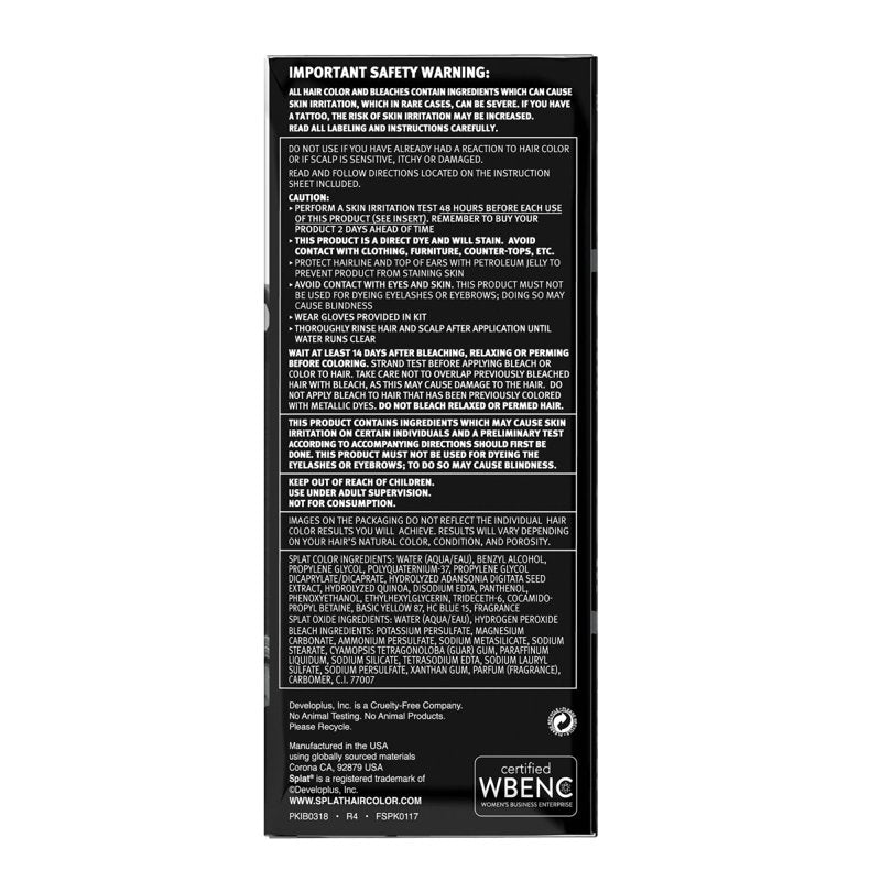 Vibrant Semi-Permanent Hair Dye Kit with Bleach - Bold Color, Long-Lasting