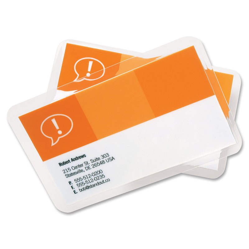 Clear Thermal Laminating Pouches 5 Mil, 100-Count for Office Use