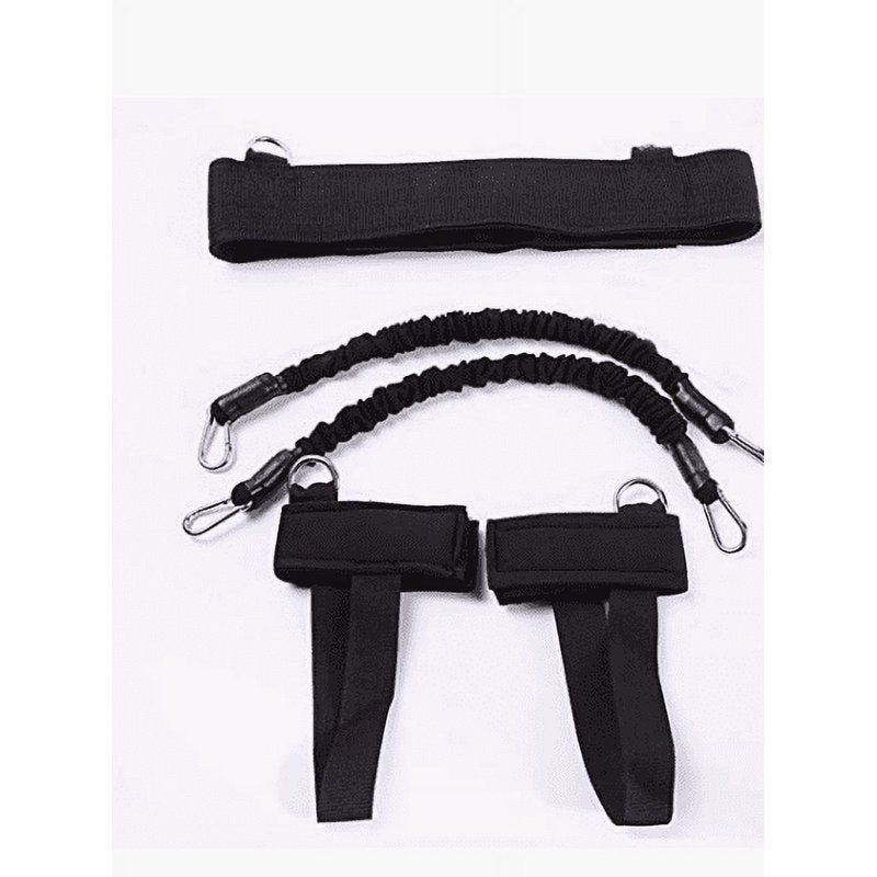 Latex Resistance Jumping Trainer with Waistband & Ankle Straps for Sports Training