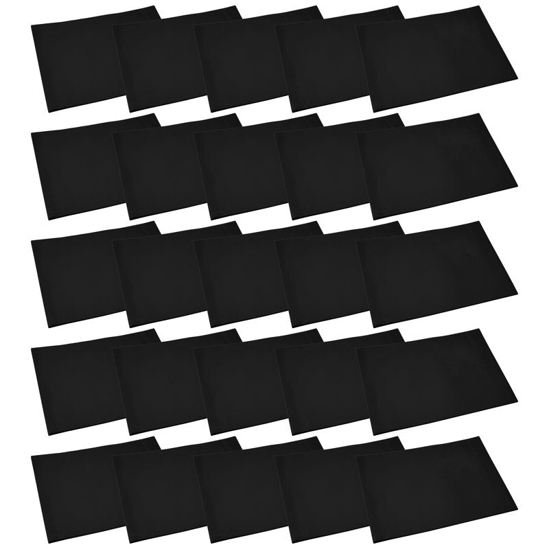 Black Poster Board 22x28 Inches Pack of 24 - Art Display & Signage