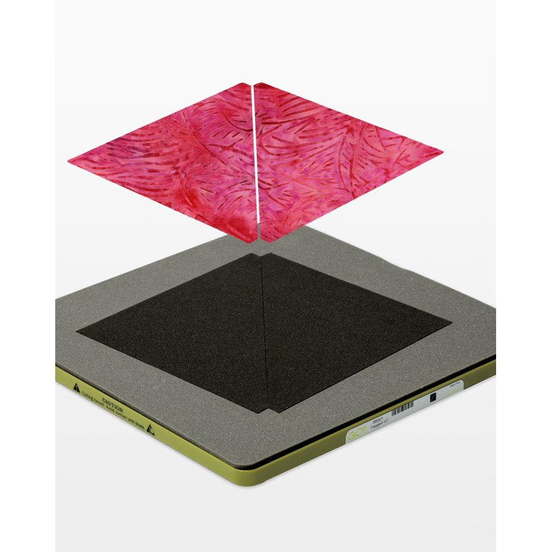 AccuQuilt GO! 6-Inch Half Square Triangle Die for Quilting
