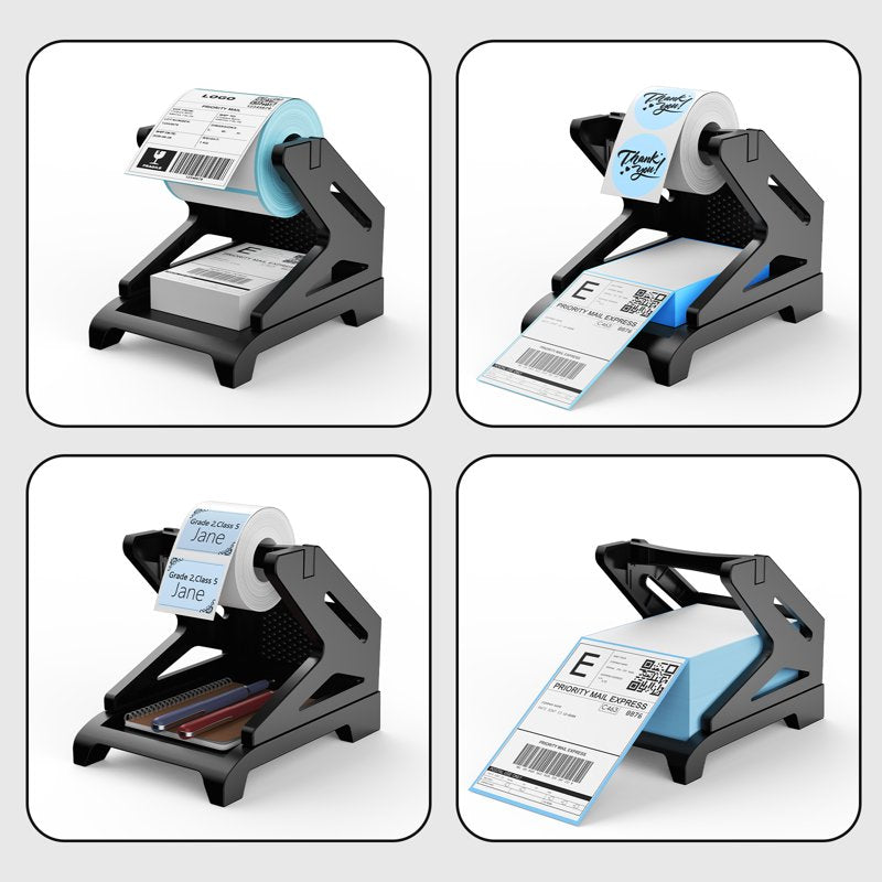 Thermal Label Roll Holder for Desktop Printers 4x6 Inches Organization