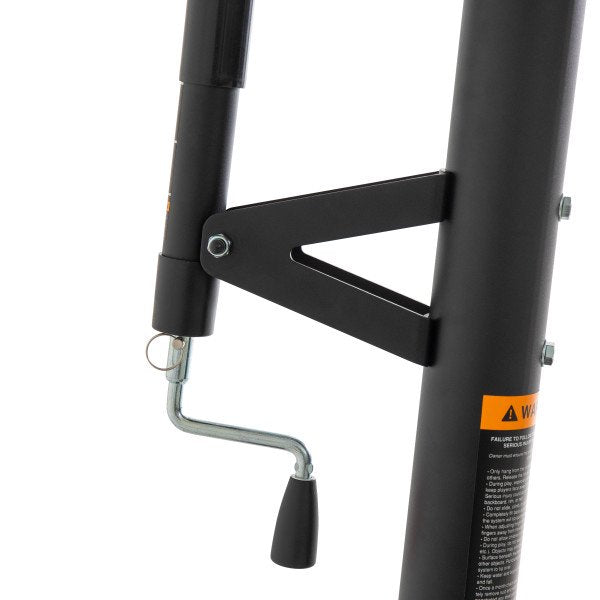 Portable Adjustable Outdoor Basketball Hoop with 50-Inch Backboard - Silverback NXT