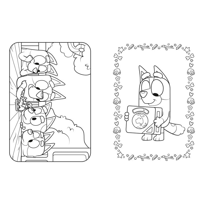 Bluey Coloring Book for Kids - 64 Pages of Fun and Imagination