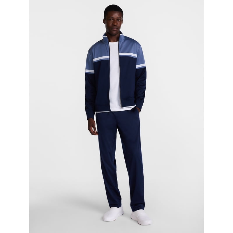 Men's Athletic Track Pants - Comfortable, Versatile Activewear with Elastic Waist