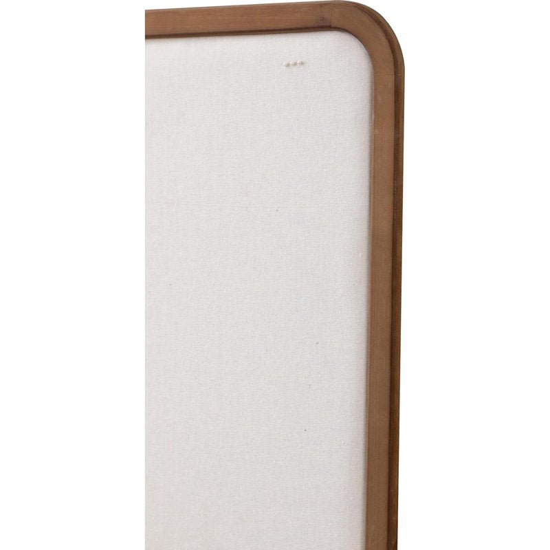 Farmhouse Wooden Bulletin Board 30x18 Inch Wall Message Board with Pins