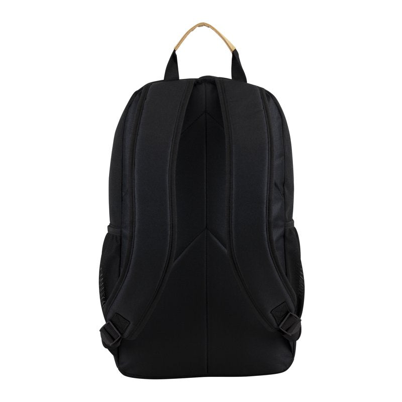 Unisex School Backpack with Laptop Sleeve - Weather-Resistant, Vegan Suede Accents