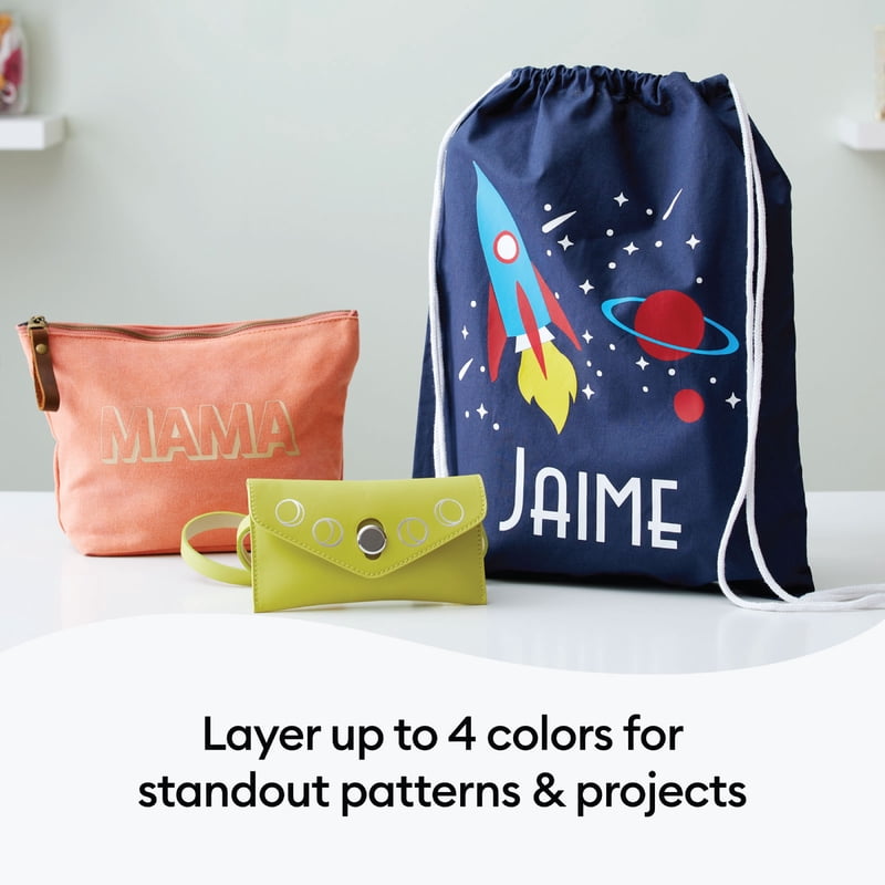Heat Transfer Vinyl Roll for Fabric Projects - Matless Smart HTV, 13" x 3 ft