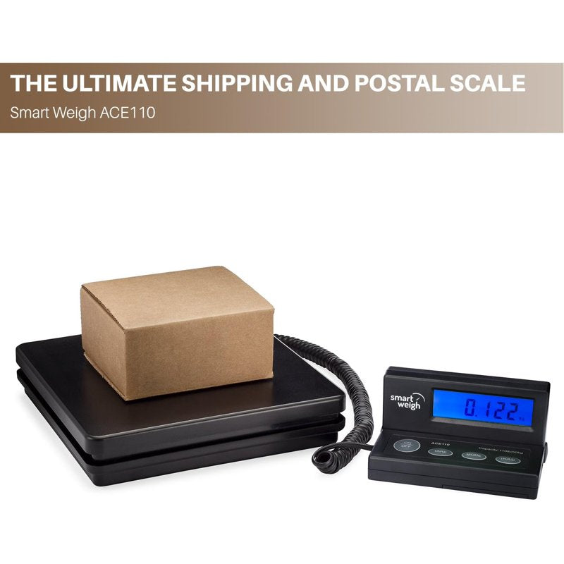 Digital Postal Shipping Scale 110 lbs with Backlit LCD for USPS UPS