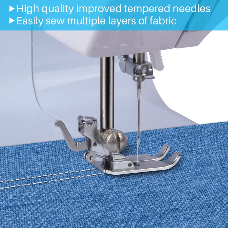 Portable Sewing Machine with 14 Built-in Stitches & Extension Table - Beginner-Friendly