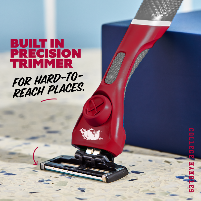 6-Blade Razor Starter Set with Reusable Handle and Replacement Blades