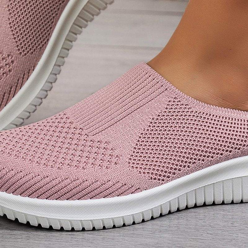 Lightweight Open-Back Slip-On Mules for Women - Breathable and Comfortable