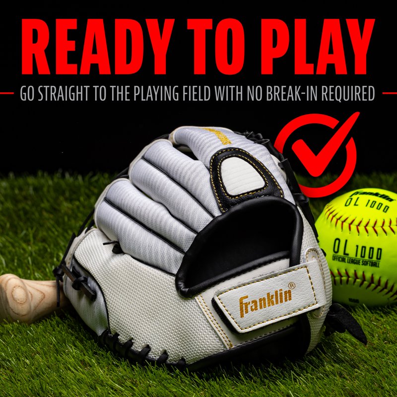 Fastpitch Softball Glove 11 Inch Right-Handed Fielding Mitt for Youth & Adults