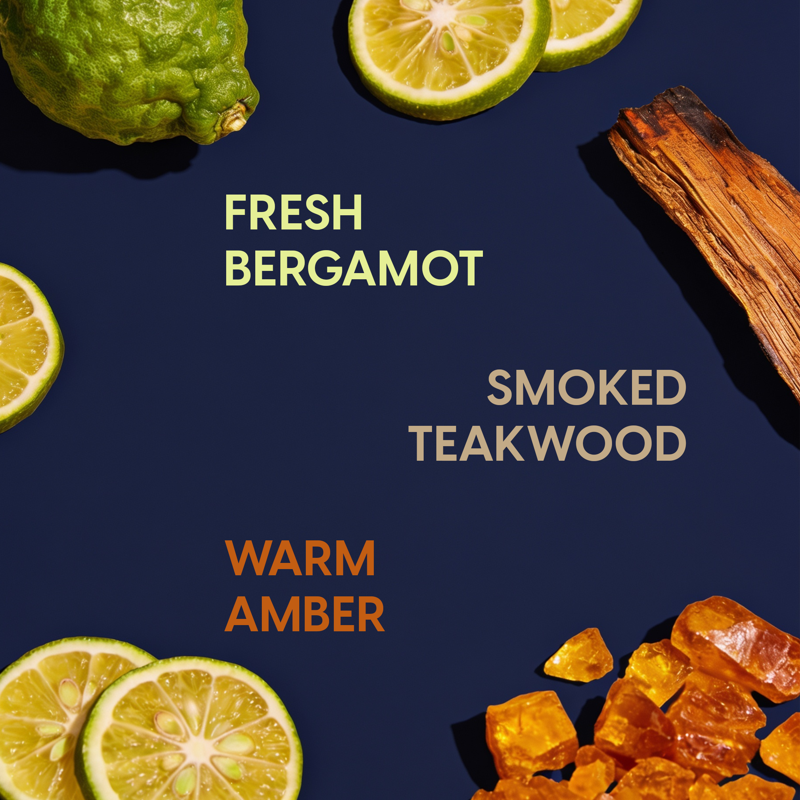 Foaming Hand Soap with Teakwood & Blue Musk - Moisturizing & Fragrant