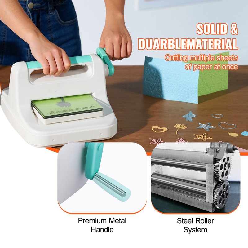 6-Inch Manual Die Cutting & Embossing Machine for Cardmaking & Crafts