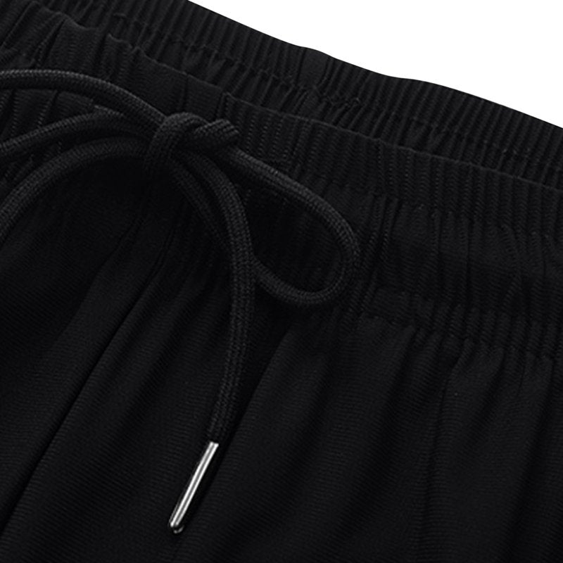 Men's Summer Solid Color Stretch Waist Sweatpants - Casual Athletic Joggers