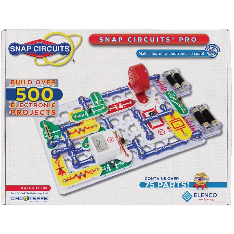 Snap Circuits Pro SC-500 Electronics Exploration Kit - 500+ Projects for Kids 8+