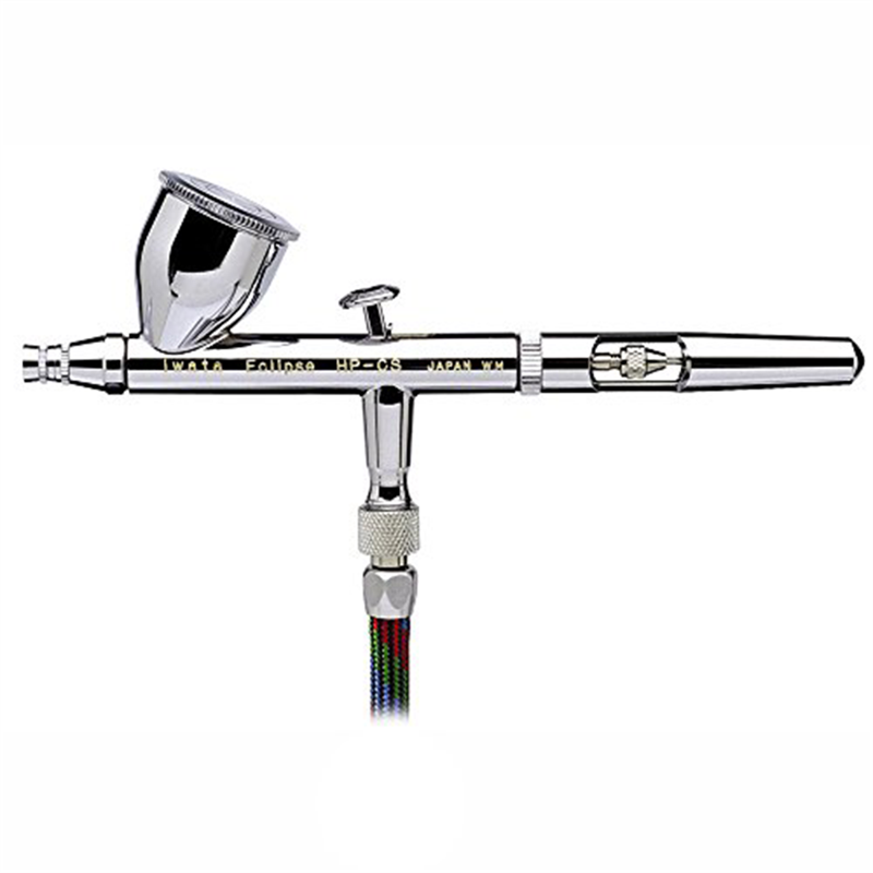 Gravity Feed Airbrush for Paints - Precise Spray, 0.35mm Nozzle, Heavy & Light Applications
