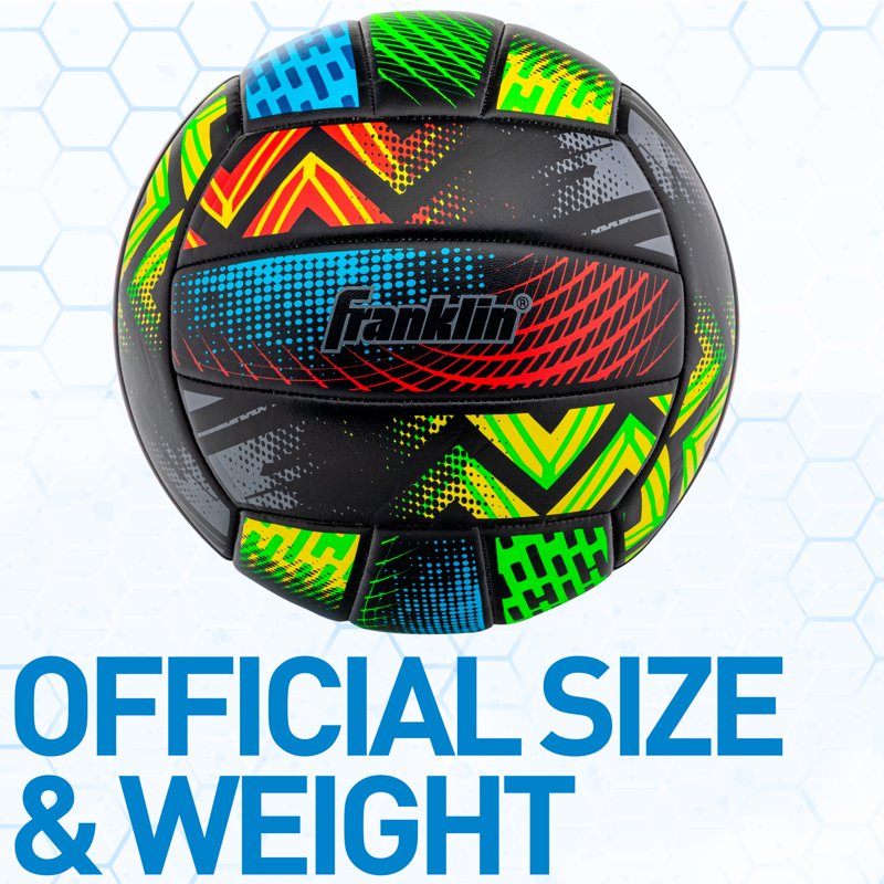 Outdoor Volleyball with Pump - Official Size & Cushioned Synthetic Leather