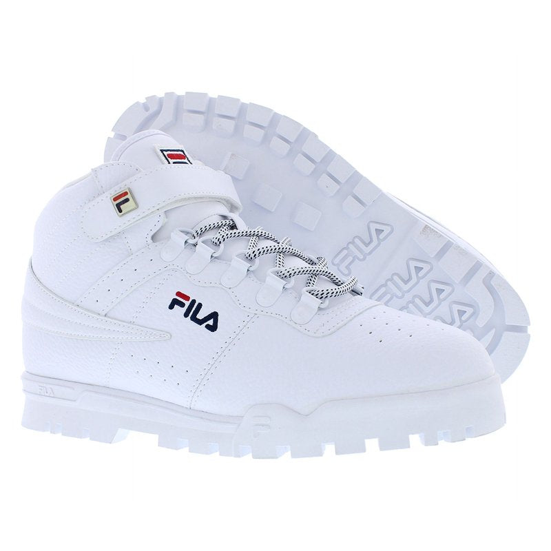 Men's Fila V13 Boot Shoes - Size 10, White Sneakers
