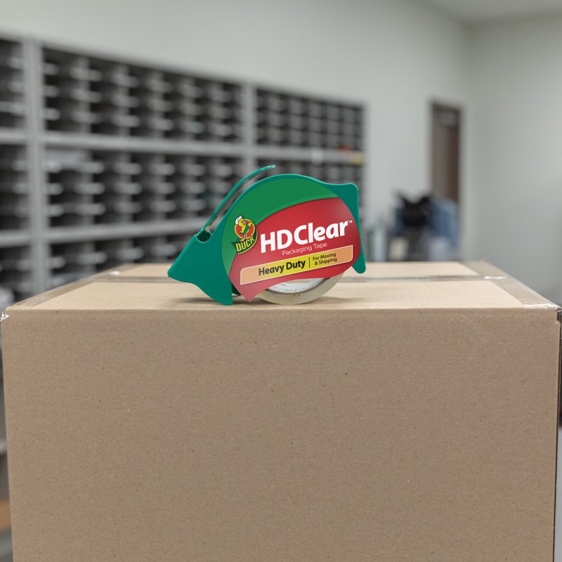 Heavy Duty Clear Packing Tape 3in x 54.6yd - 6 Rolls for Shipping & Moving