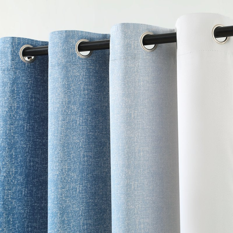 Blackout Grommet Curtains - Triple Weave Light Blocking & Heat Insulation