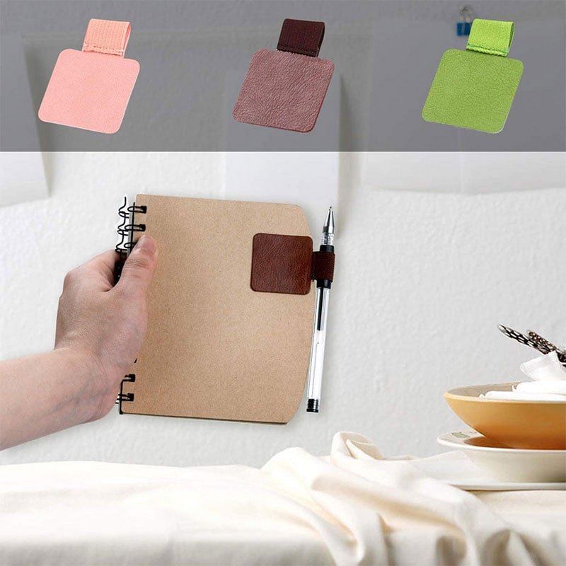 Self-Adhesive Pen Loop Holder for Notebooks & Journals - Elastic Elasticity