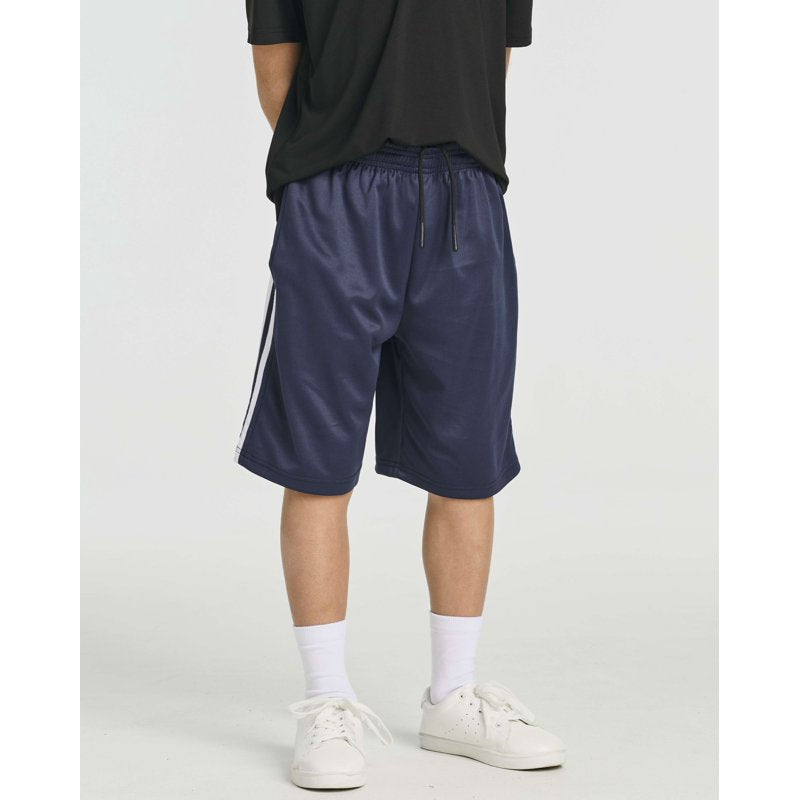 Youth Boys' Athletic Basketball Shorts with Pockets - Activewear for Ages 4-18